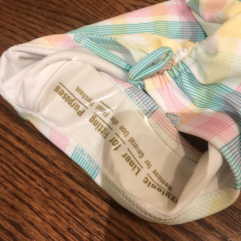 NWOT Old Navy Plaid Swimsuit 6-7 Years - Picture 8 of 9